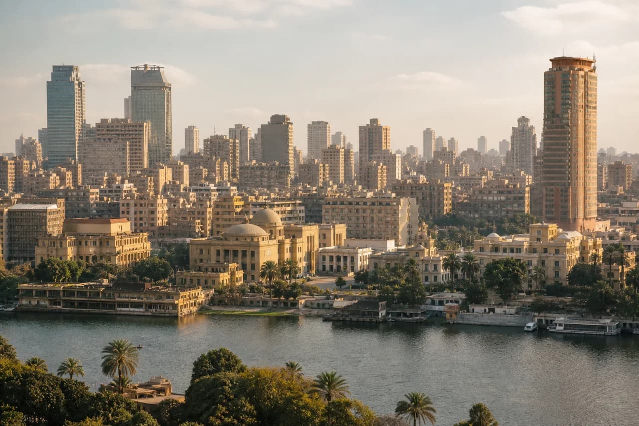 Cairo cityscape representing ExpertOps delivery in Egypt
